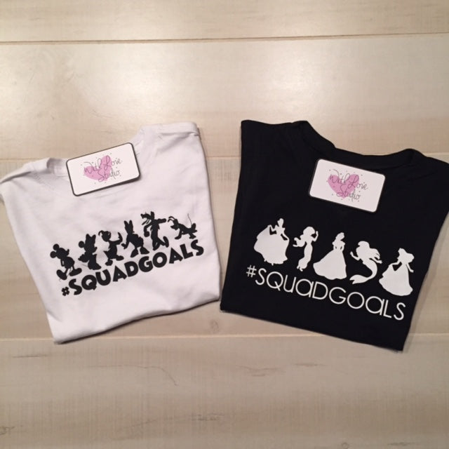 Princess squad 2024 goals shirt