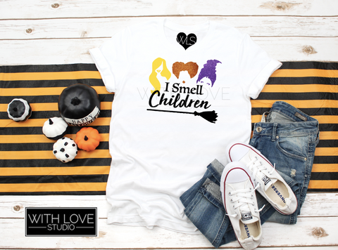 I Smell Children Hocus Pocus Inspired Tee