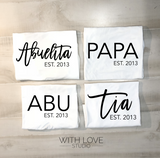 Family Nickname Shirts