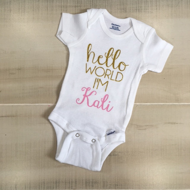 Hello World Onesie – WithLoveStudio - Main Image