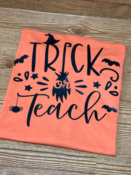 Trick or Teach Halloween Shirt