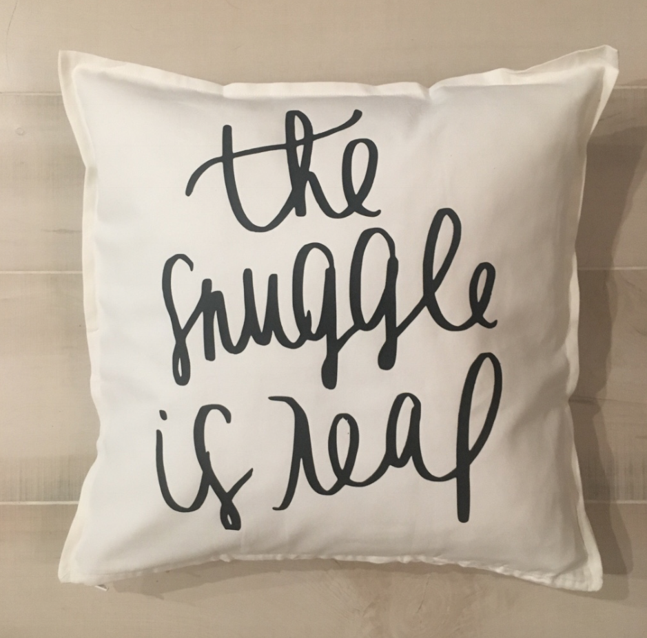 The clearance snuggle pillow