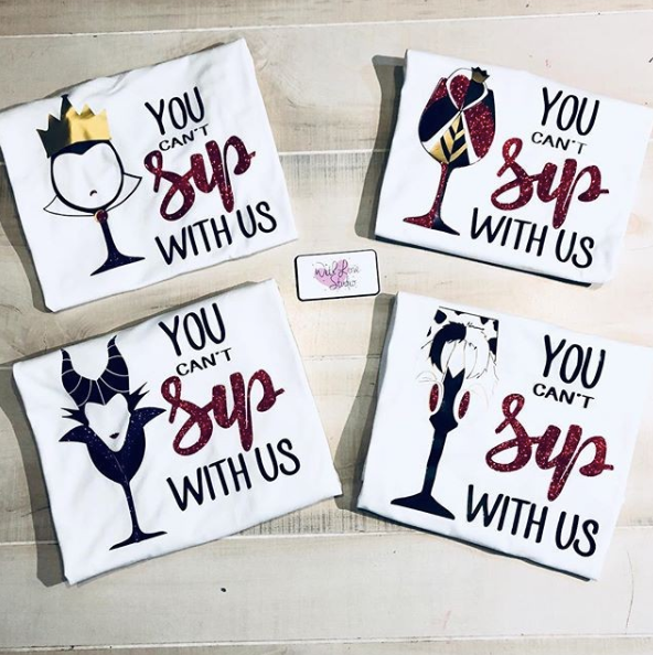 You Can't Sip With Us Shirts (Villains)